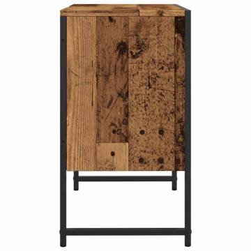 Bathroom Sink Cabinet Old Wood 60x33x60 cm | Hipo Market