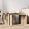 Nesting Tables 3 pcs Sonoma Oak - Stylish & Practical Design