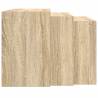 Nesting Tables 3 pcs Sonoma Oak - Stylish & Practical Design