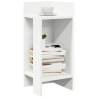  Side Table with Shelf White 25.5x27x60 cm Colour white Quantity in Package 1 