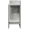 Stylish Side Tables (2 pcs) with Shelf - Concrete Grey