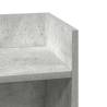 Stylish Side Tables (2 pcs) with Shelf - Concrete Grey