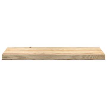 Stair Treads 8 pcs Untreated Solid Oak - 80x30x2 cm