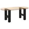 Coffee Table Legs Black - 2 pcs Steel 30x30 cm | HiPo Market