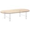 White Coffee Table Legs - 2 pcs Steel 30x60 cm | HipoMarket