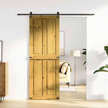 Barn Door CORONA 70x210 cm Solid Pine - Elegant & Space-Saving