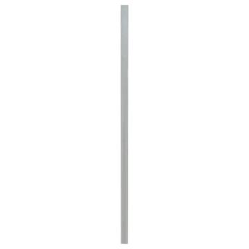 Fence Posts 10 pcs Silver 130 cm Galvanised Steel - HipoMarket