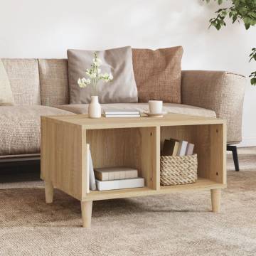 Sonoma Oak Coffee Table - Stylish Storage & Durability