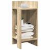  Side Table with Shelf Sonoma Oak 25.5x27x60 cm Colour sonoma oak Quantity in Package 1 