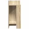 Stylish Sonoma Oak Side Table with Shelf - 25.5x27x60 cm