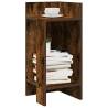  Side Table with Shelf Smoked Oak 25.5x27x60 cm Colour smoked oak Quantity in Package 1 