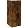 Smoked Oak Side Table with Shelf - Stylish & Functional