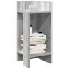  Side Table with Shelf Grey Sonoma 25.5x27x60 cm Colour grey sonoma Quantity in Package 1 