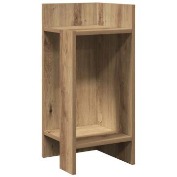 Side Tables 2 pcs with Shelf Artisan Oak - Stylish & Functional