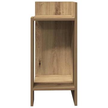 Side Tables 2 pcs with Shelf Artisan Oak - Stylish & Functional