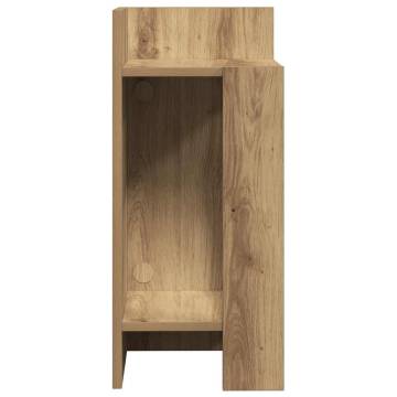 Side Tables 2 pcs with Shelf Artisan Oak - Stylish & Functional