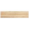 Stair Treads 8 pcs Untreated Solid Oak 110x25x2 cm | HiPoMarket