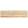 Stair Treads 8 pcs Solid Oak - Untreated 100x30x2 cm