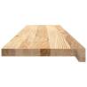 Stair Treads 8 pcs Solid Oak - Untreated 100x30x2 cm