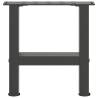 Coffee Table Legs Anthracite - Durable Steel 2 pcs 30x30 cm