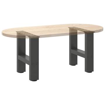 Coffee Table Legs Anthracite - Durable Steel 2 pcs 30x30 cm