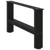  Coffee Table Legs Black 2 pcs 30×70 cm Steel Colour black Size 70 x (30-31) cm Quantity in Package 2 Number of 1 