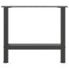 Coffee Table Legs Anthracite - 2 pcs Steel, 42x50 cm