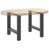 Coffee Table Legs Anthracite - 2 pcs Steel, 42x50 cm