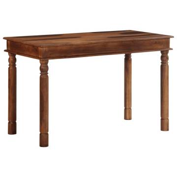 Solid Wood Acacia Dining Table 120x60 cm - Durable & Stylish