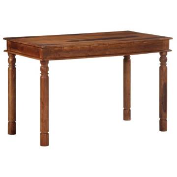 Solid Wood Acacia Dining Table 120x60 cm - Durable & Stylish