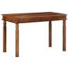 Solid Wood Acacia Dining Table 120x60 cm - Durable & Stylish