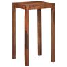 Solid Wood Acacia Bar Table 60x60x107 cm - Vintage Charm