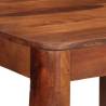 Solid Wood Acacia Bar Table 60x60x107 cm - Vintage Charm