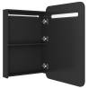 LED Bathroom Mirror Cabinet Black 60x11x80 cm | Hipomarket