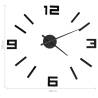 3D Black Wall Clock XXL - Modern Design | HipoMarket UK