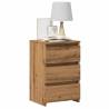  Bedside Cabinets 2 pcs Artisan Oak 40x35x62.5 cm Engineered Wood Colour artisan oak Quantity in Package 2 