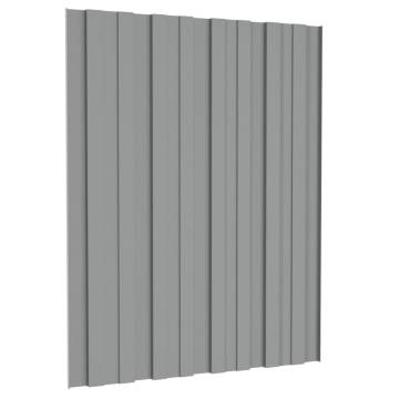 Durable Galvanised Steel Roof Panels - 36 pcs 60x45 cm | HipoMarket