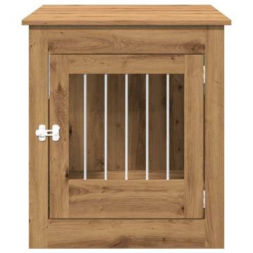 Dog Crate Furniture Artisan Oak - 2-in-1 Design | HipoMarket