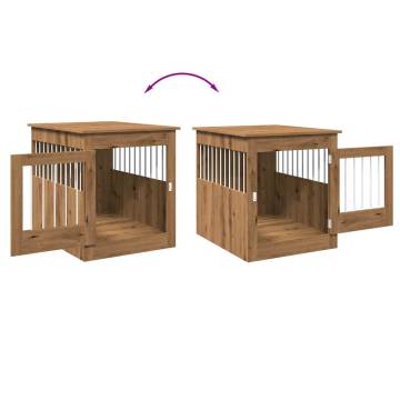 Dog Crate Furniture Artisan Oak - 2-in-1 Design | HipoMarket