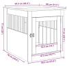 Dog Crate Furniture Artisan Oak - 2-in-1 Design | HipoMarket