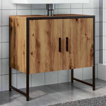 Artisan Oak Bathroom Sink Cabinet - 60x33x60 cm | Hipomarket