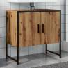  Bathroom Sink Cabinet Artisan Oak 60x33x60 cm Engineered Wood Colour artisan oak Quantity in Package 1 Length 60 cm 