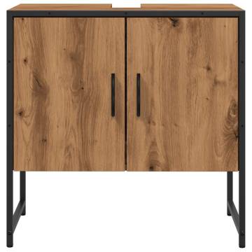 Artisan Oak Bathroom Sink Cabinet - 60x33x60 cm | Hipomarket