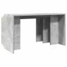 Stylish Nesting Tables - 3 pcs Concrete Grey Engineered Wood