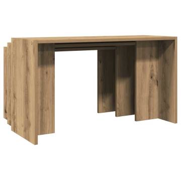 Nesting Tables 3 pcs Artisan Oak - Stylish & Practical Design