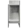 Side Table with Shelf Concrete Grey - Stylish & Functional