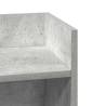 Side Table with Shelf Concrete Grey - Stylish & Functional