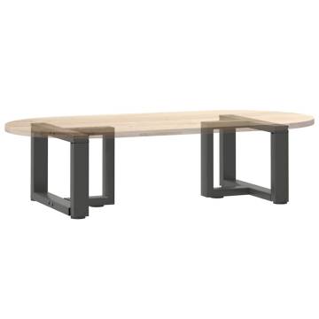 Coffee Table Legs T-Shaped 2 pcs Anthracite 40x25cm Steel