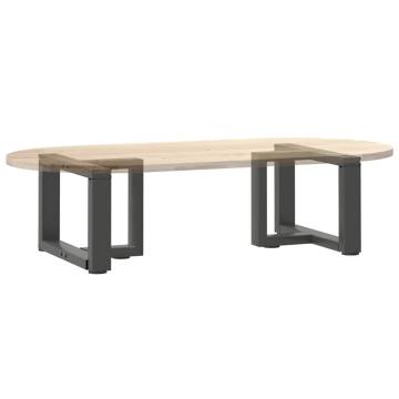 Coffee Table Legs T-Shaped - Anthracite Steel 50x25 cm | HipoMarket