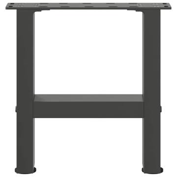 Stylish Anthracite Coffee Table Legs - 2 pcs Steel 30x40 cm